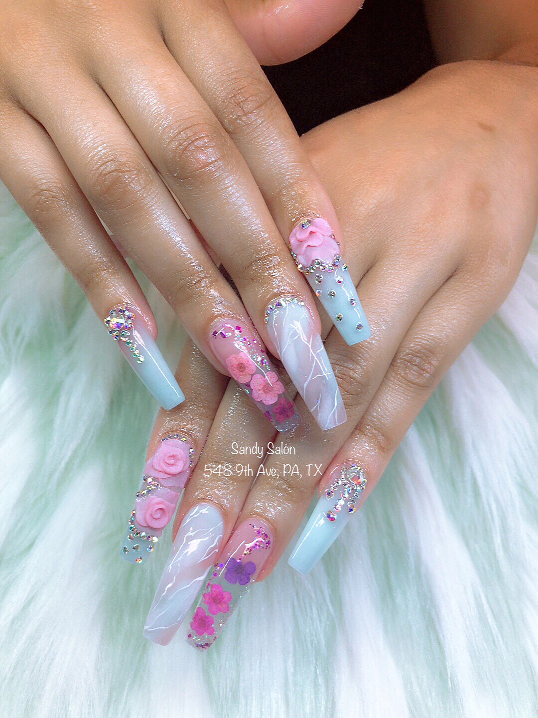Sandy Salon Hair & Nail - Spa nail photo 4